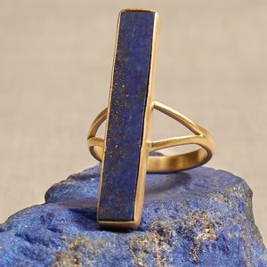 BANANA REPUBLIC AEGEAN COLUMN RING LAPIS | AUREUS + ARGENT